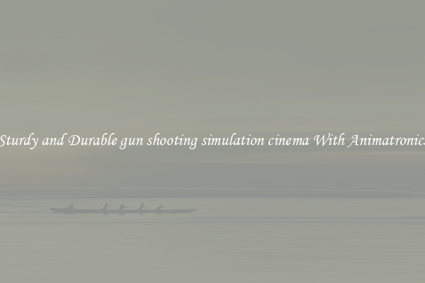 Sturdy and Durable gun shooting simulation cinema With Animatronics