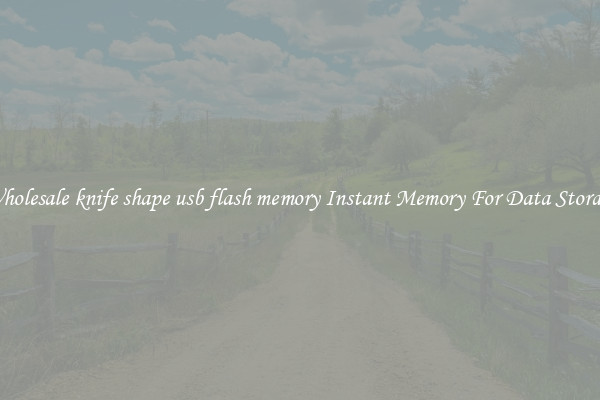 Wholesale knife shape usb flash memory Instant Memory For Data Storage