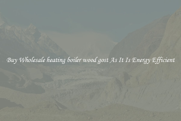 Buy Wholesale heating boiler wood gost As It Is Energy Efficient