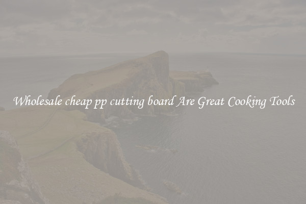 Wholesale cheap pp cutting board Are Great Cooking Tools