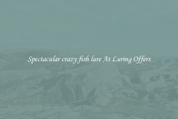 Spectacular crazy fish lure At Luring Offers