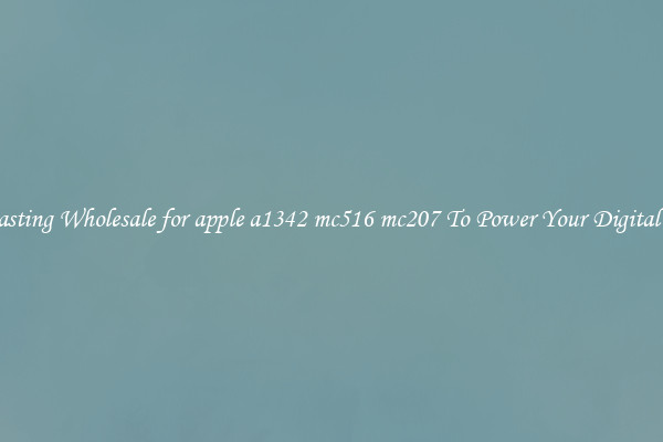 Long Lasting Wholesale for apple a1342 mc516 mc207 To Power Your Digital Devices